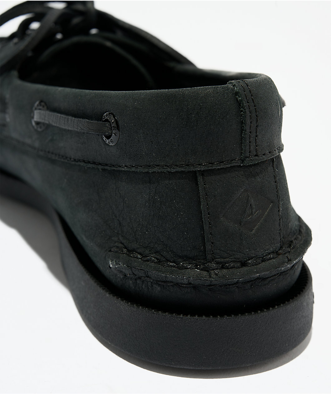 Sperry Authentic Original™ 2-Eye Black Leather Boat Shoes