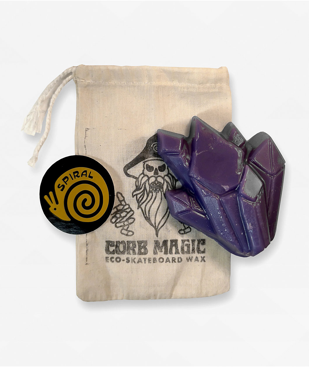 Spiral Magic Crystal Purple Eco Skateboard Wax
