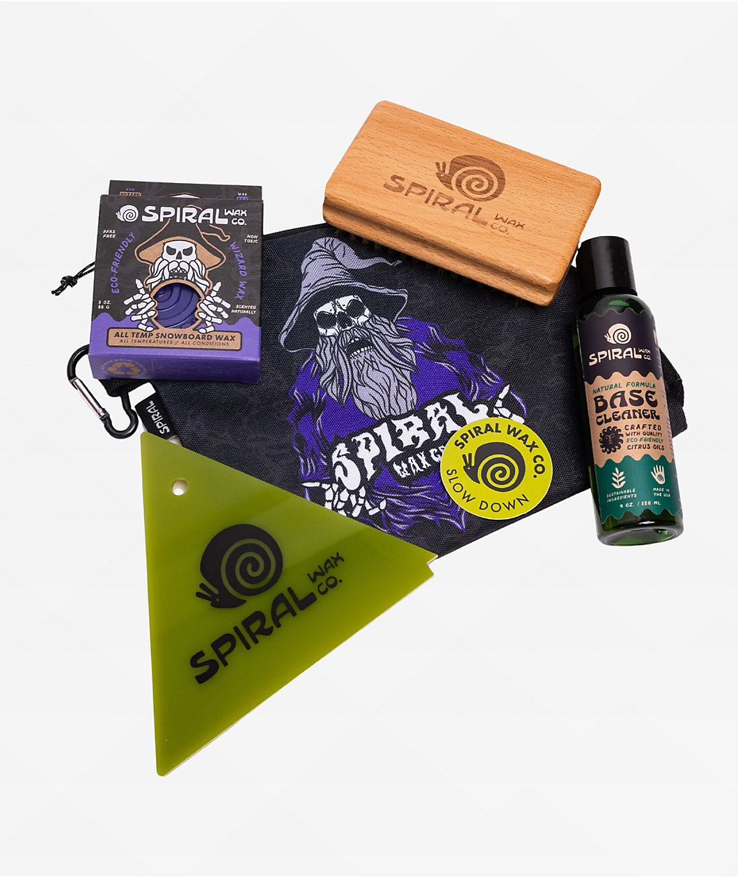 Spiral Wizard Snowboard Wax Kit