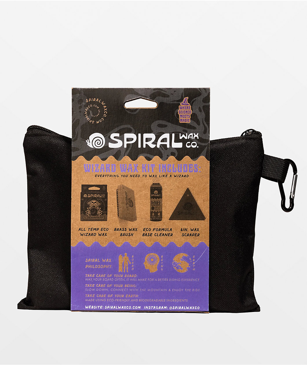 Spiral Wizard Snowboard Wax Kit