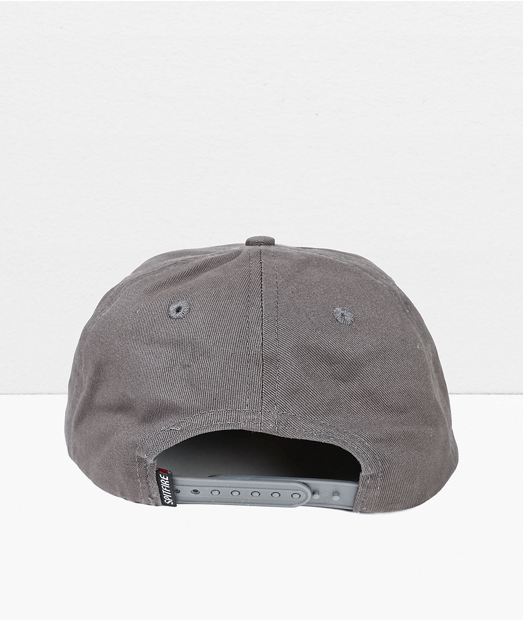 Spitfire Bighead Charcoal & Black Snapback Hat