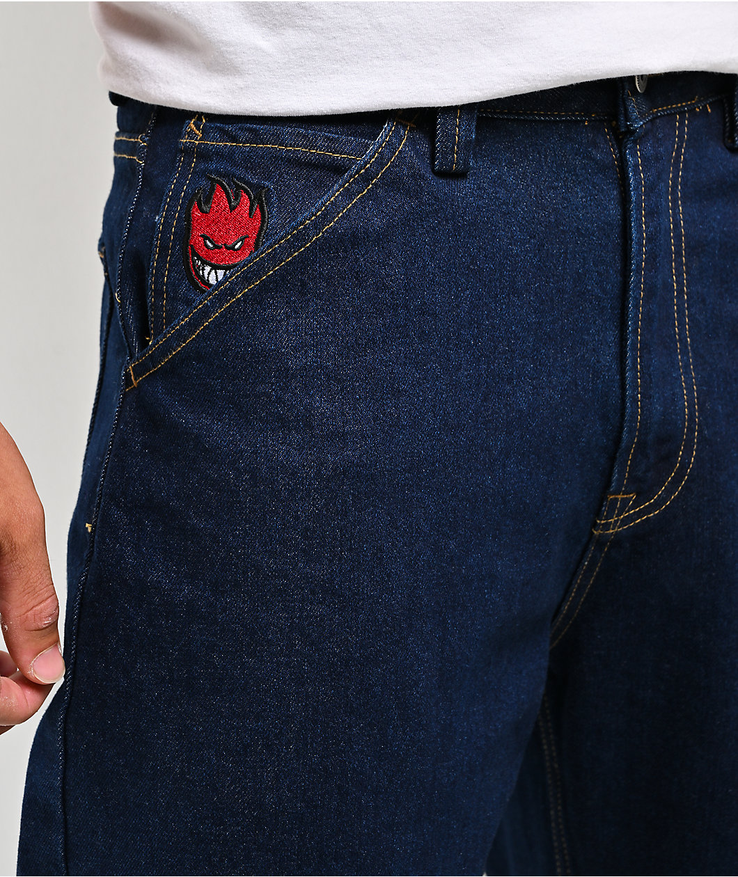 Spitfire Bighead Dark Blue Wash Loose Fit Jeans