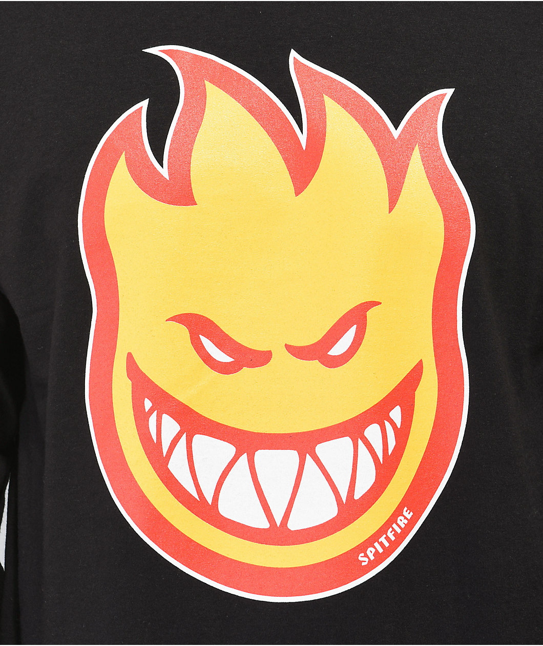 Spitfire Bighead Fill Black Long Sleeve T-Shirt
