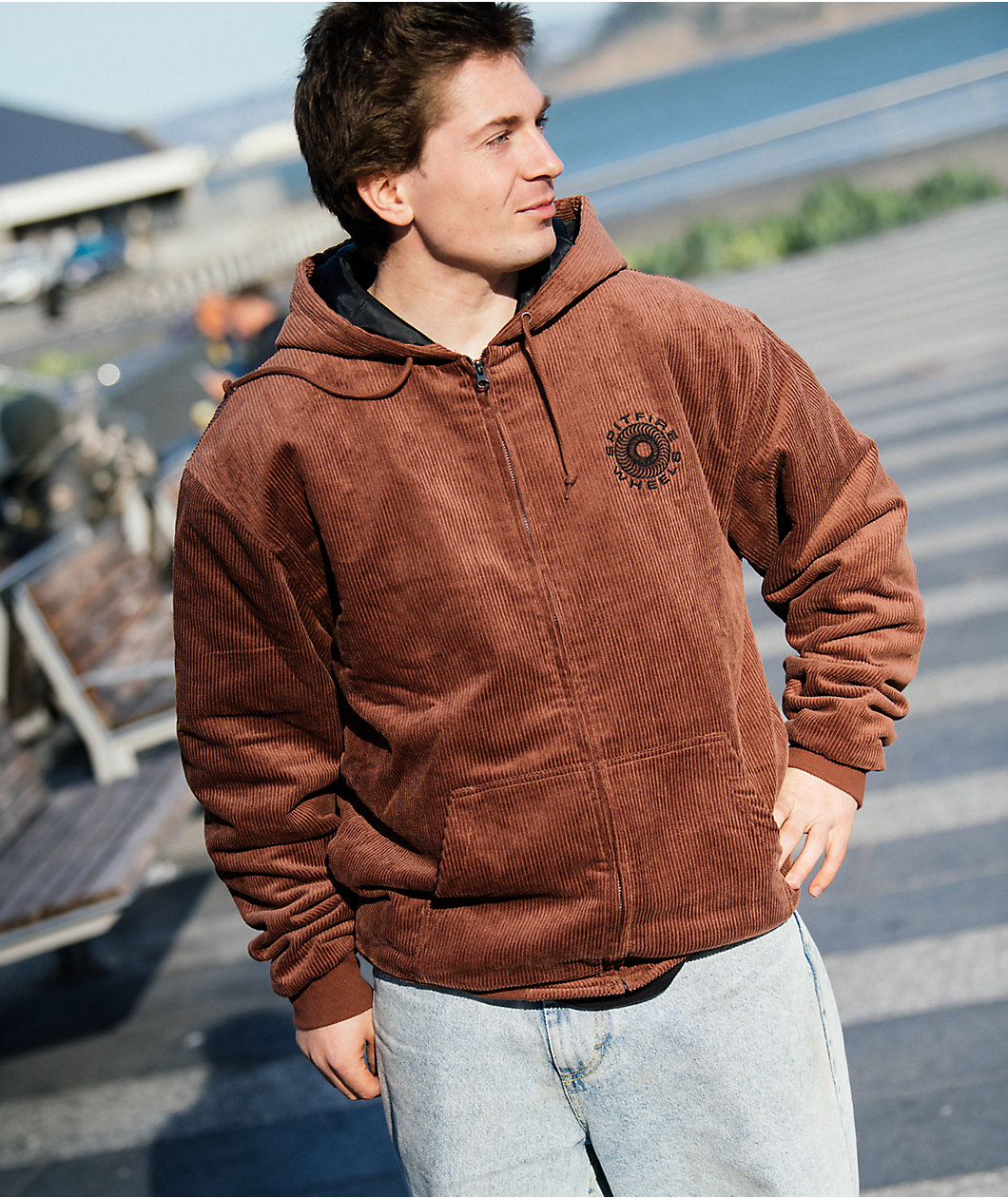Spitfire Classic 87 Swirl Brown Corduroy Jacket