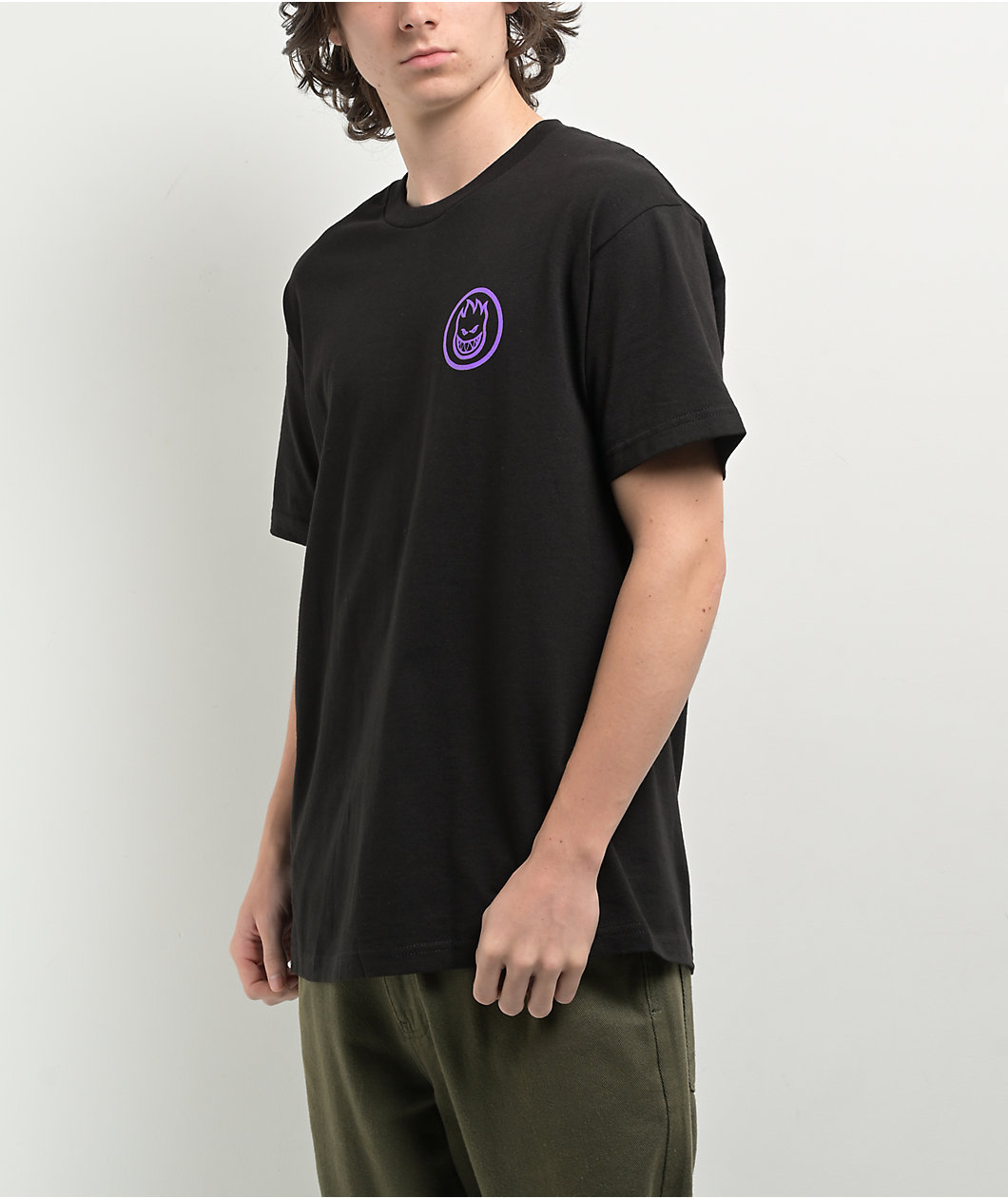 Spitfire Classic Smoke Black T-Shirt