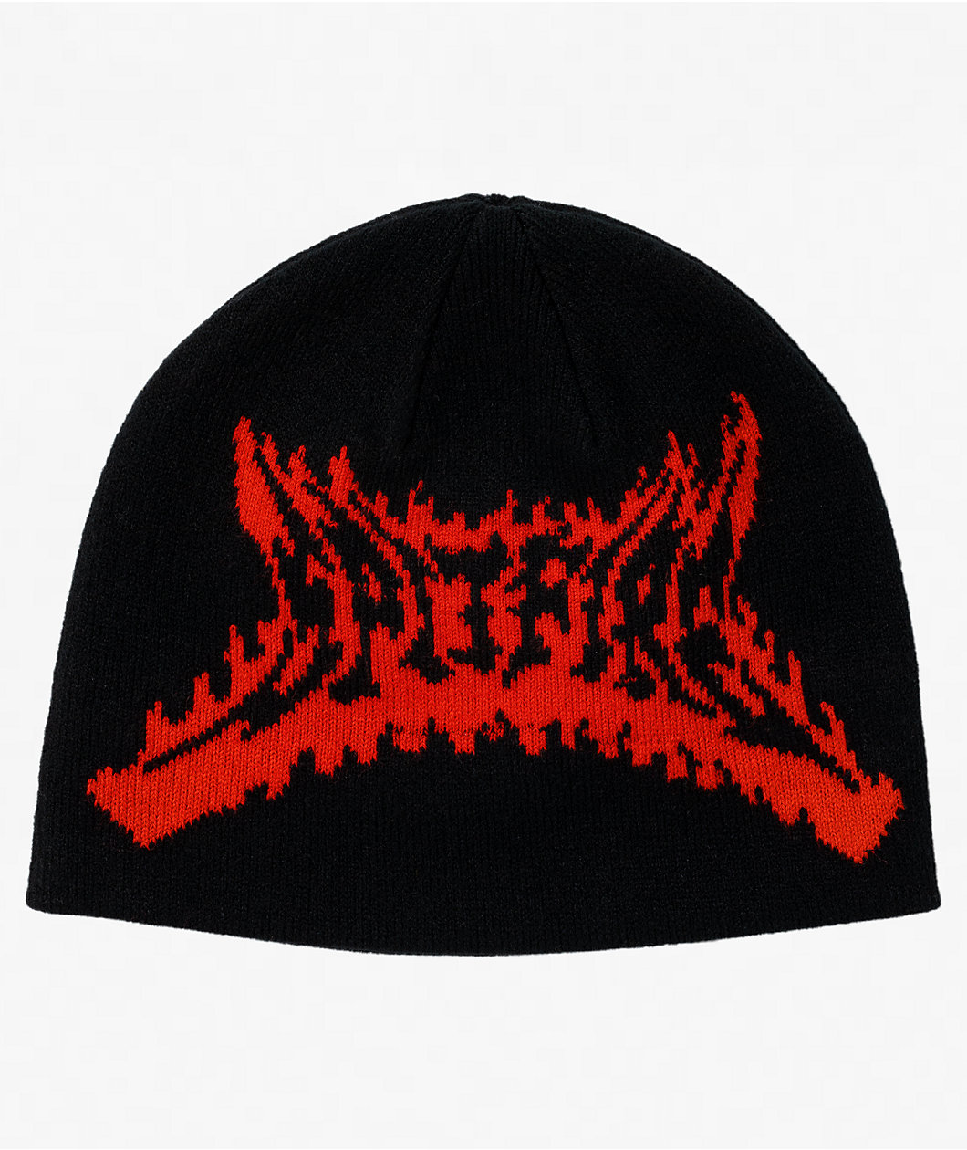 Spitfire Flame Out Black Skully Beanie