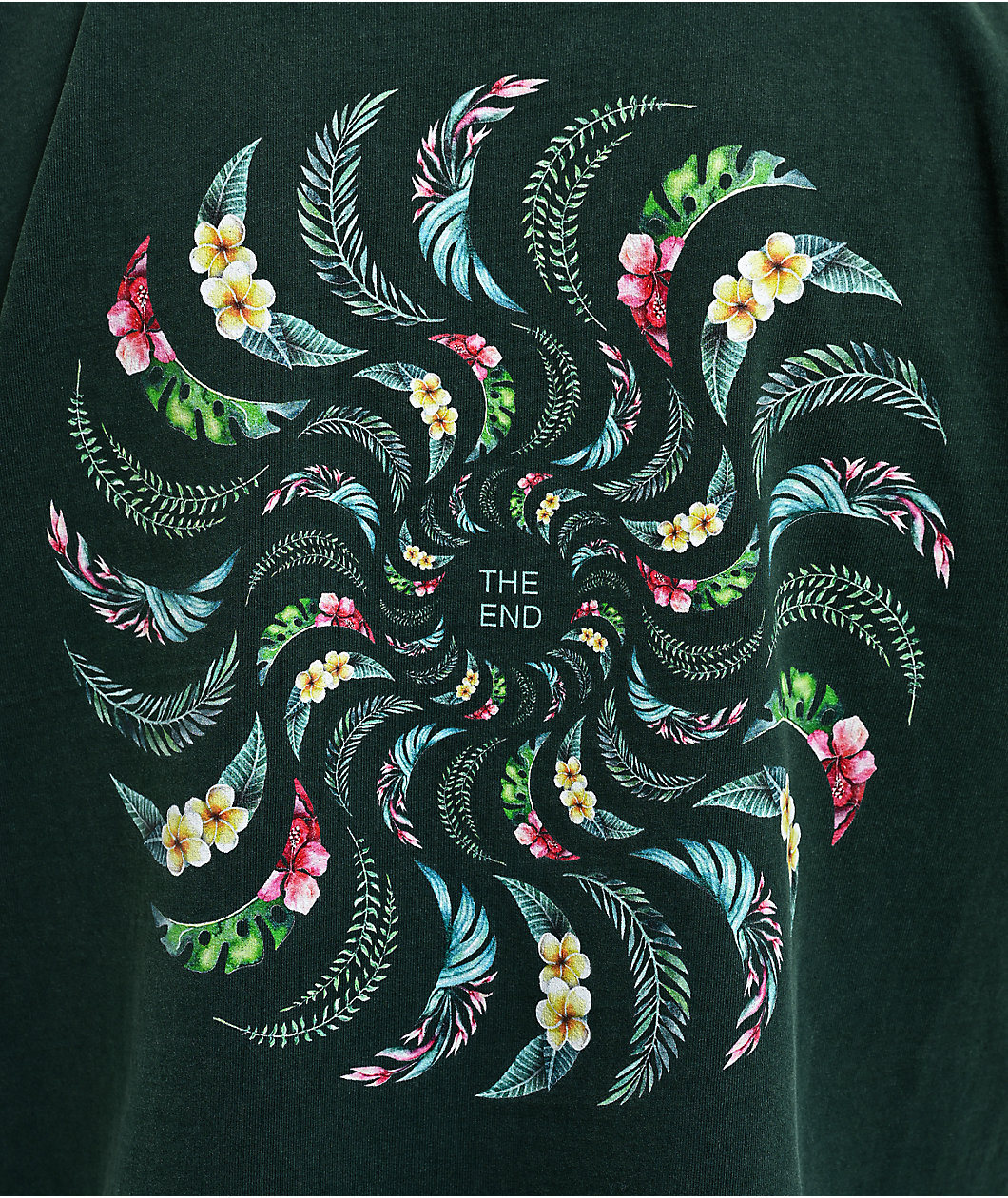 Spitfire Floral Classic Green T-Shirt