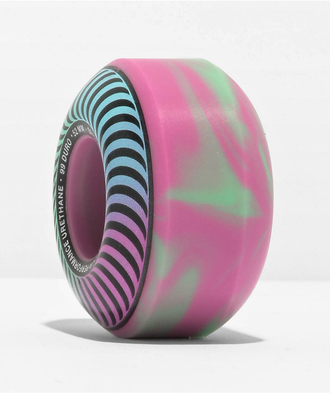 Spitfire Formula Four Multiswirl Pink & Teal 52mm 99d Skateboard Wheels