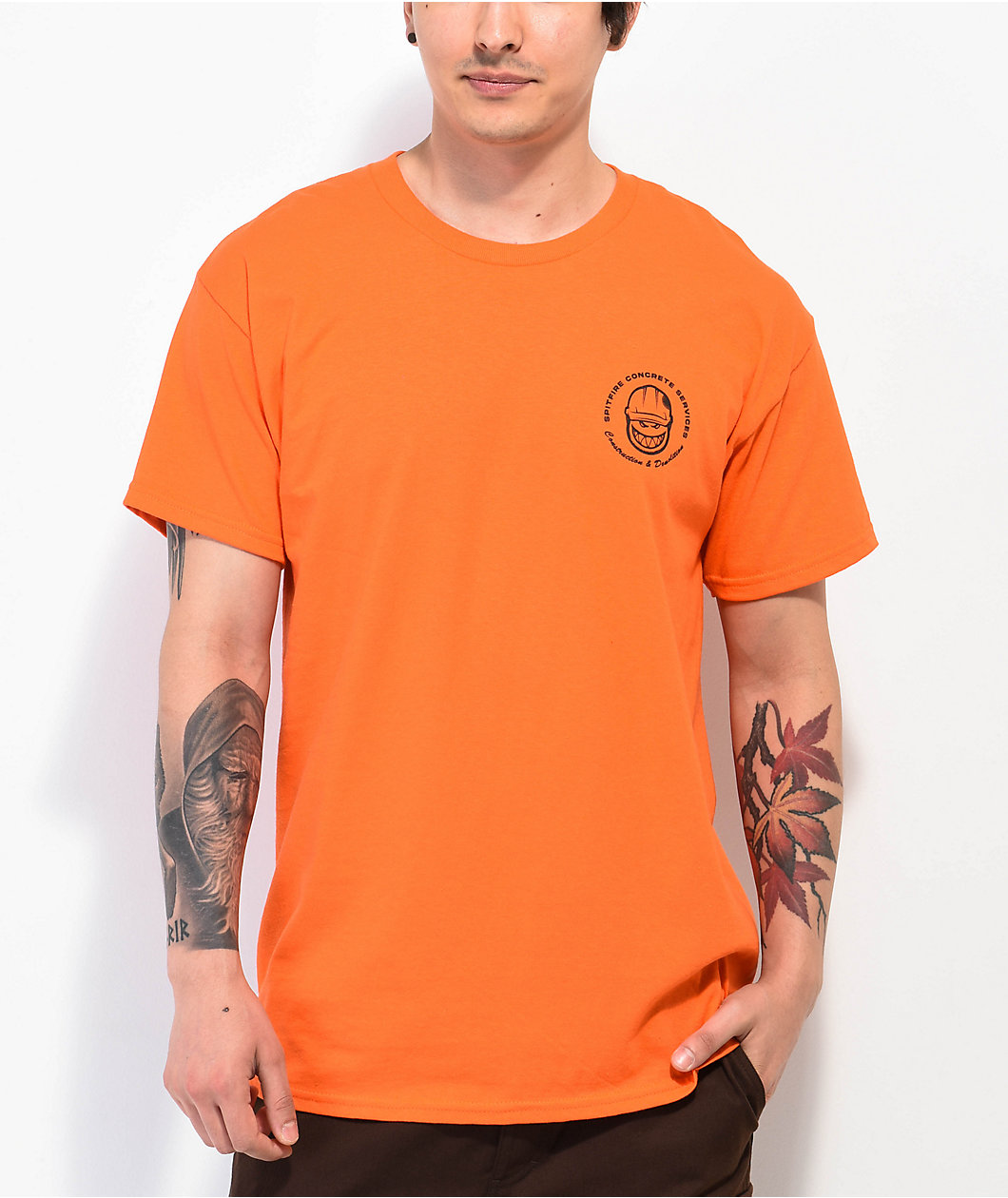 Spitfire Hardhead Orange T-Shirt
