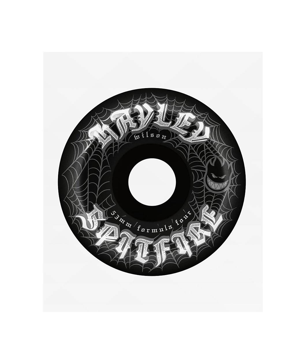 Spitfire Hayley Formula Four Webbed Black 53mm 99a Conical Skateboard Wheels