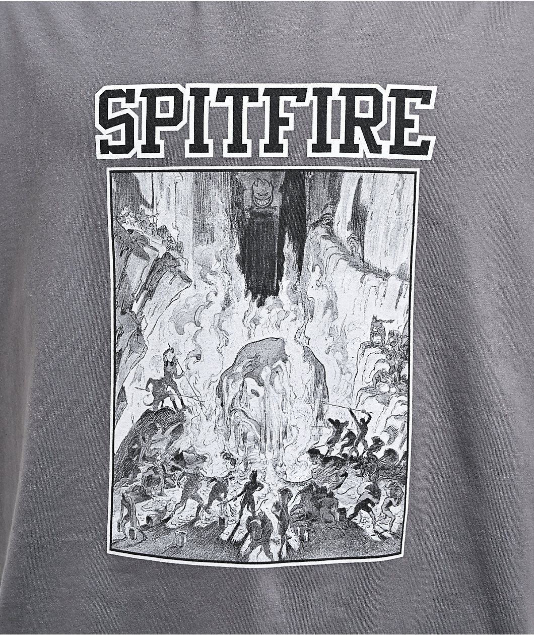 Spitfire Inferno Grey Long Sleeve T-Shirt