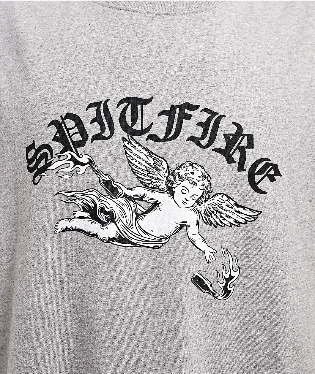 Spitfire Molotov Cupid Heather Grey T-Shirt