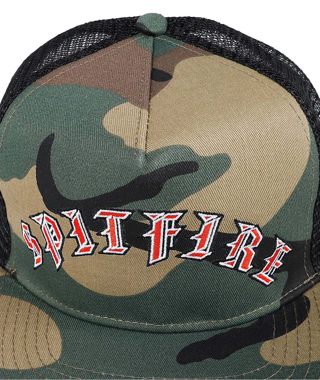 Spitfire Old English Arch Camo Trucker Hat