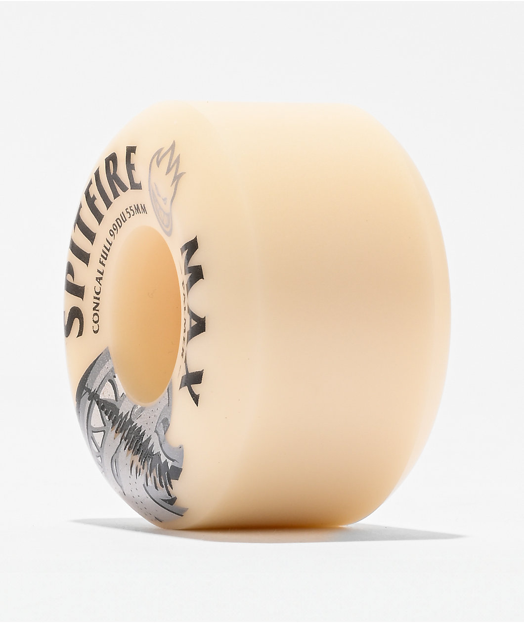 Spitfire Palmer Burn Squad Formula Four Conical 55mm 99a White Skateboard Wheels