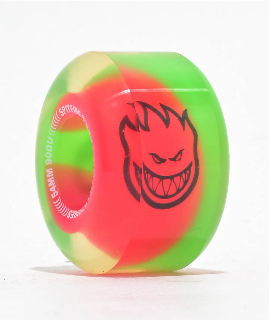 Spitfire Sapphires Formula Four 54mm 90a Neon Pink & Green Radial Skateboard Wheels