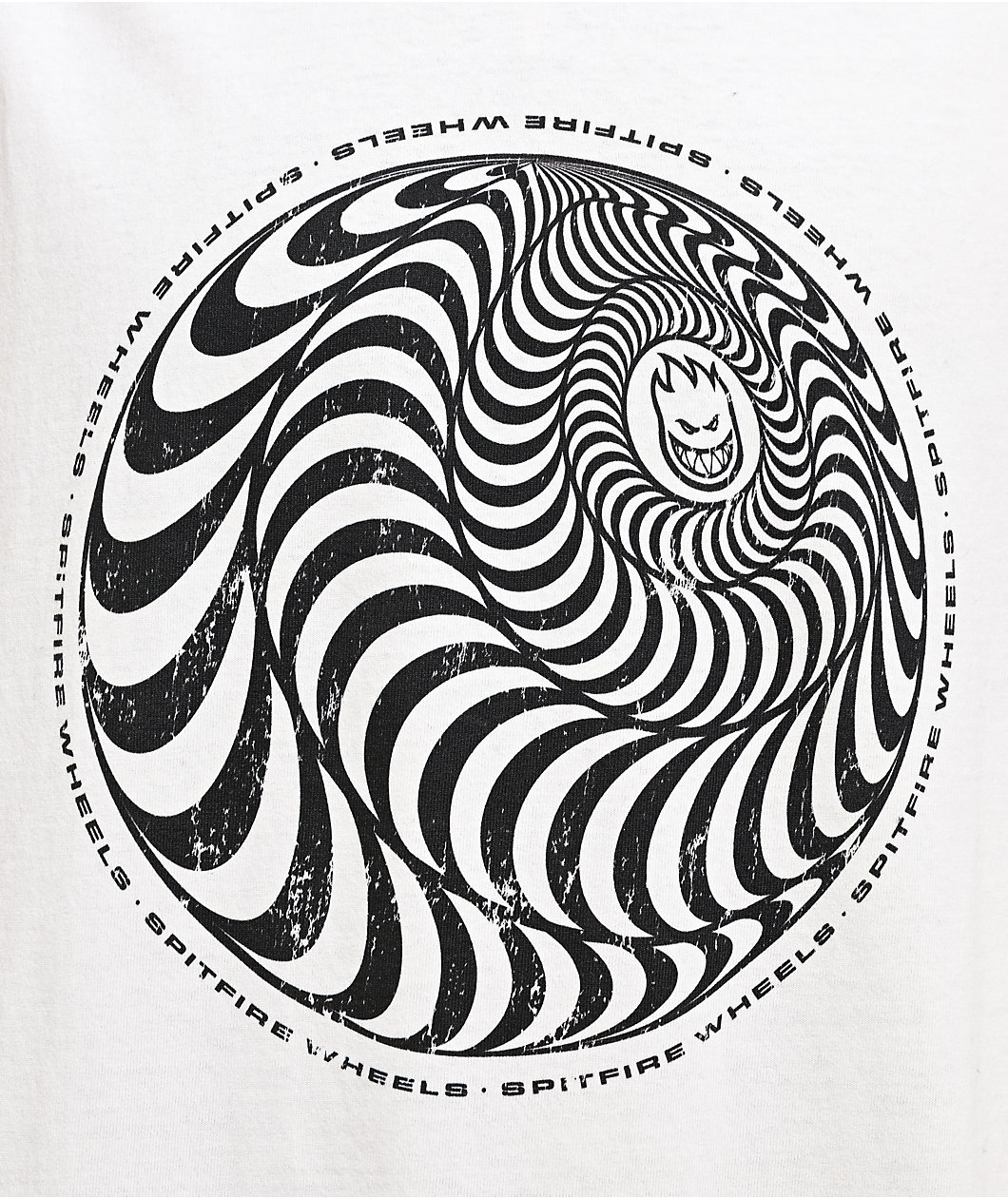 Spitfire Skewed Classic White T-Shirt