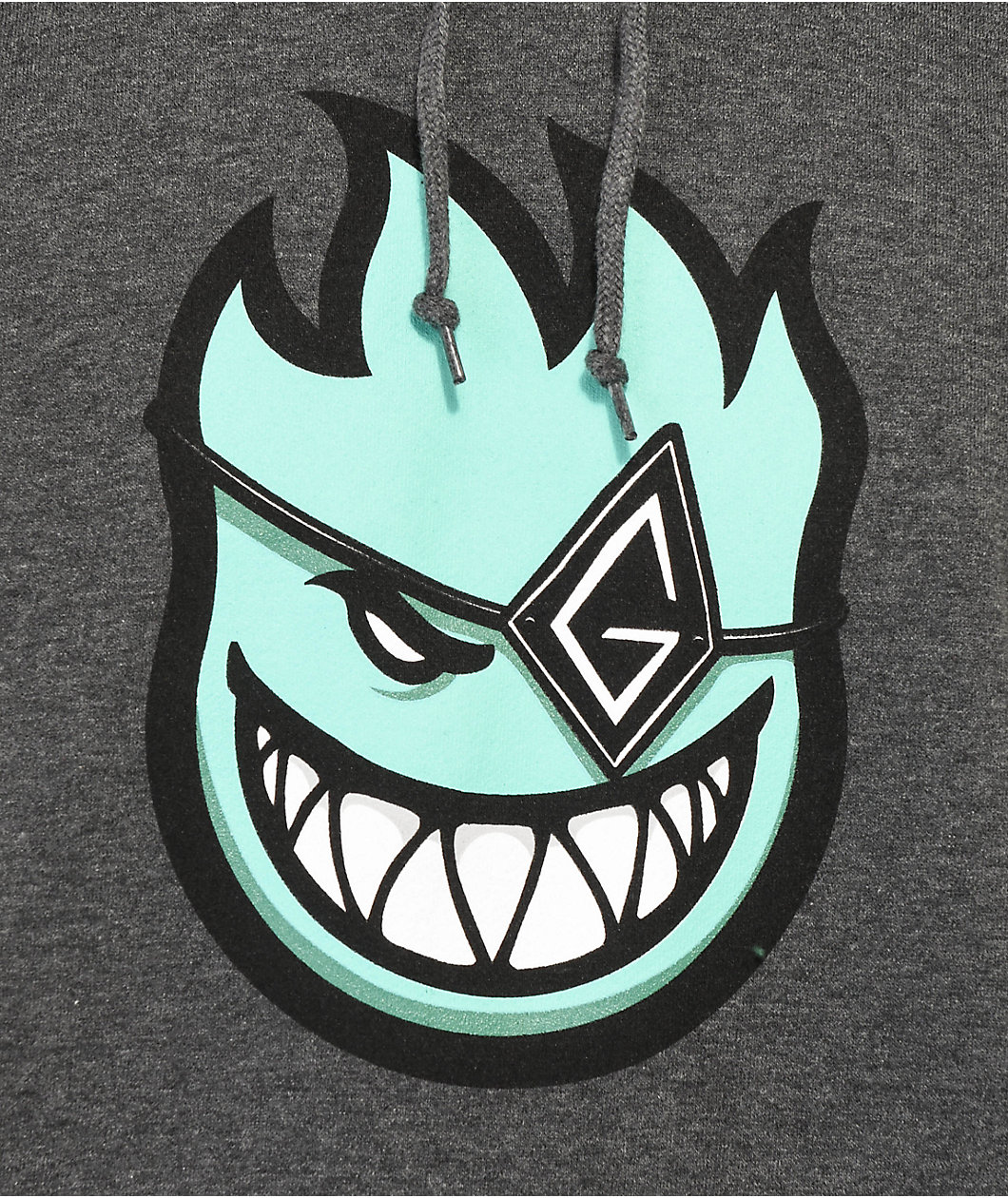 Spitfire x Gnarhunters Bighead Charcoal Hoodie