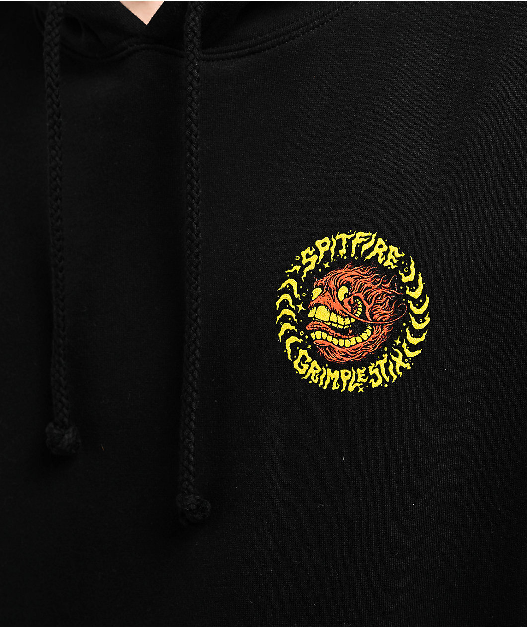 Spitfire x Grimple Stix Flying Black Hoodie