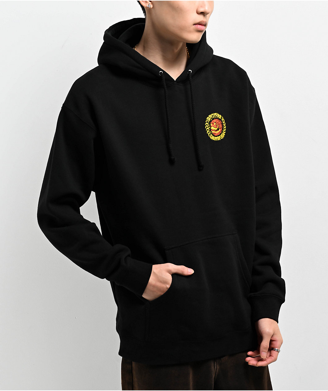 Spitfire x Grimple Stix Flying Black Hoodie