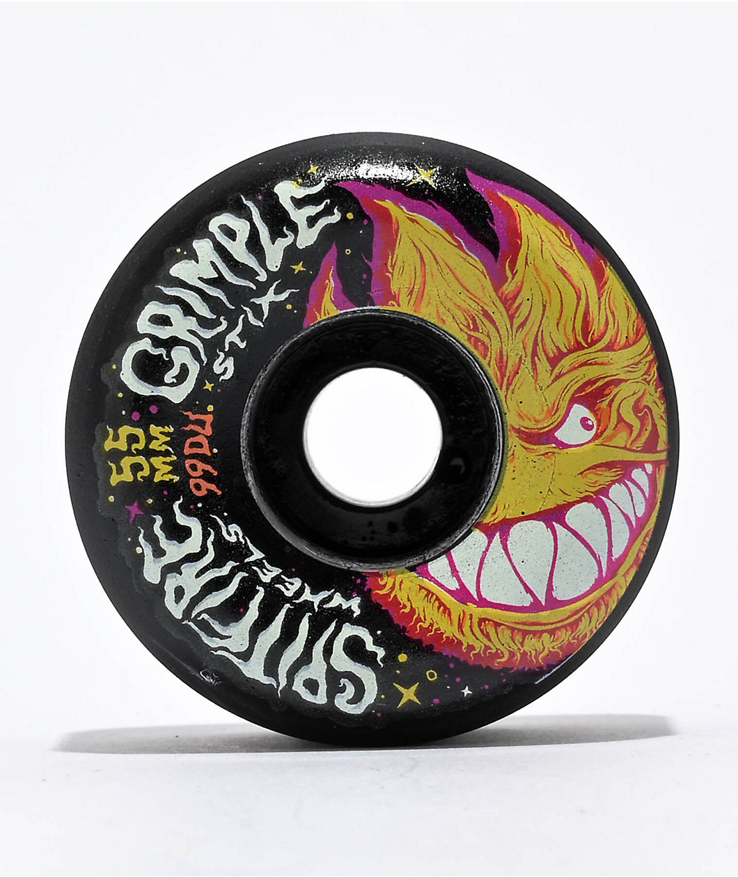 Spitfire x Grimple Stix Formula Four 55mm 99a Black Lock In Full Skateboard Wheels