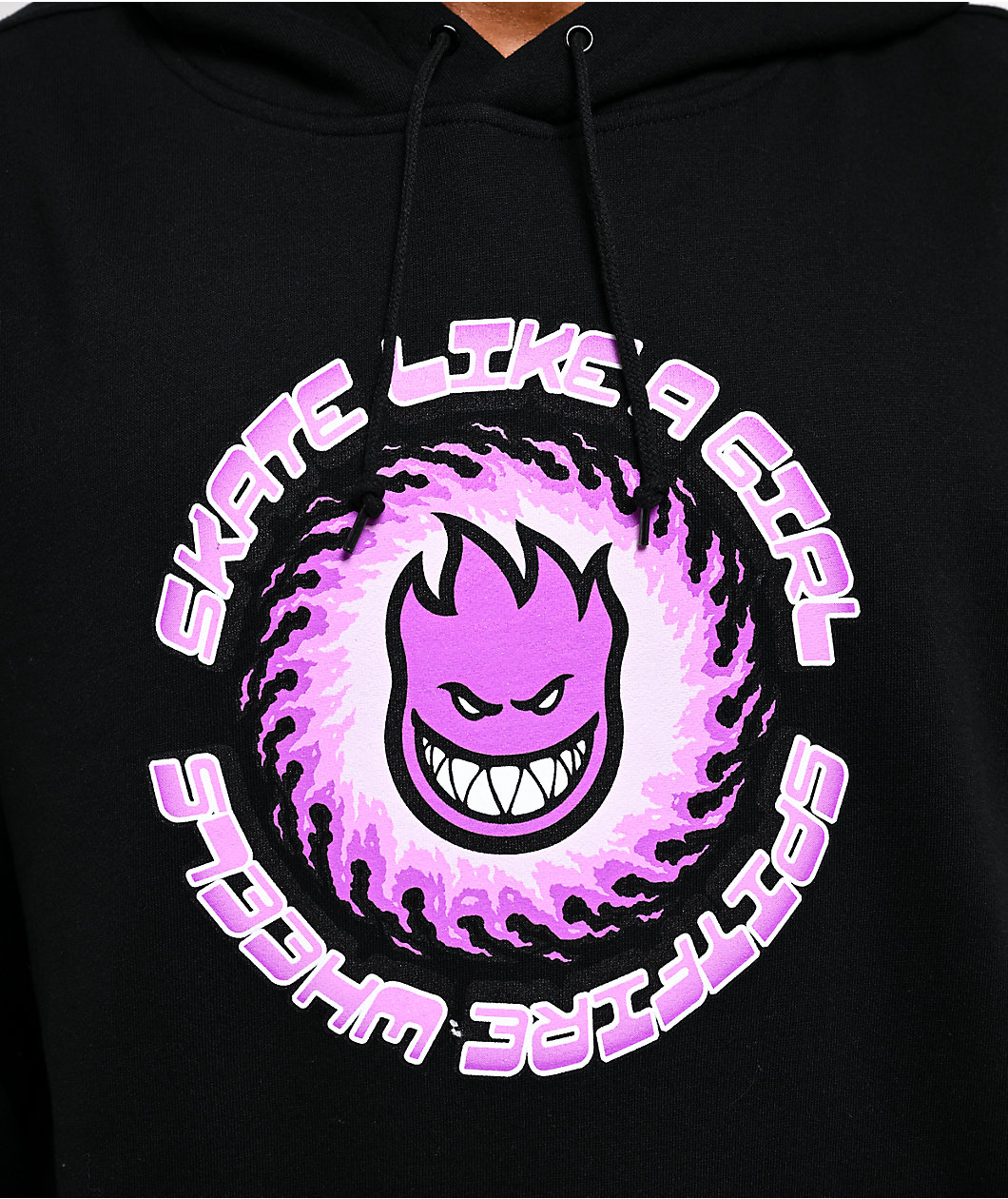 Spitfire x Skate Like A Girl Black Hoodie