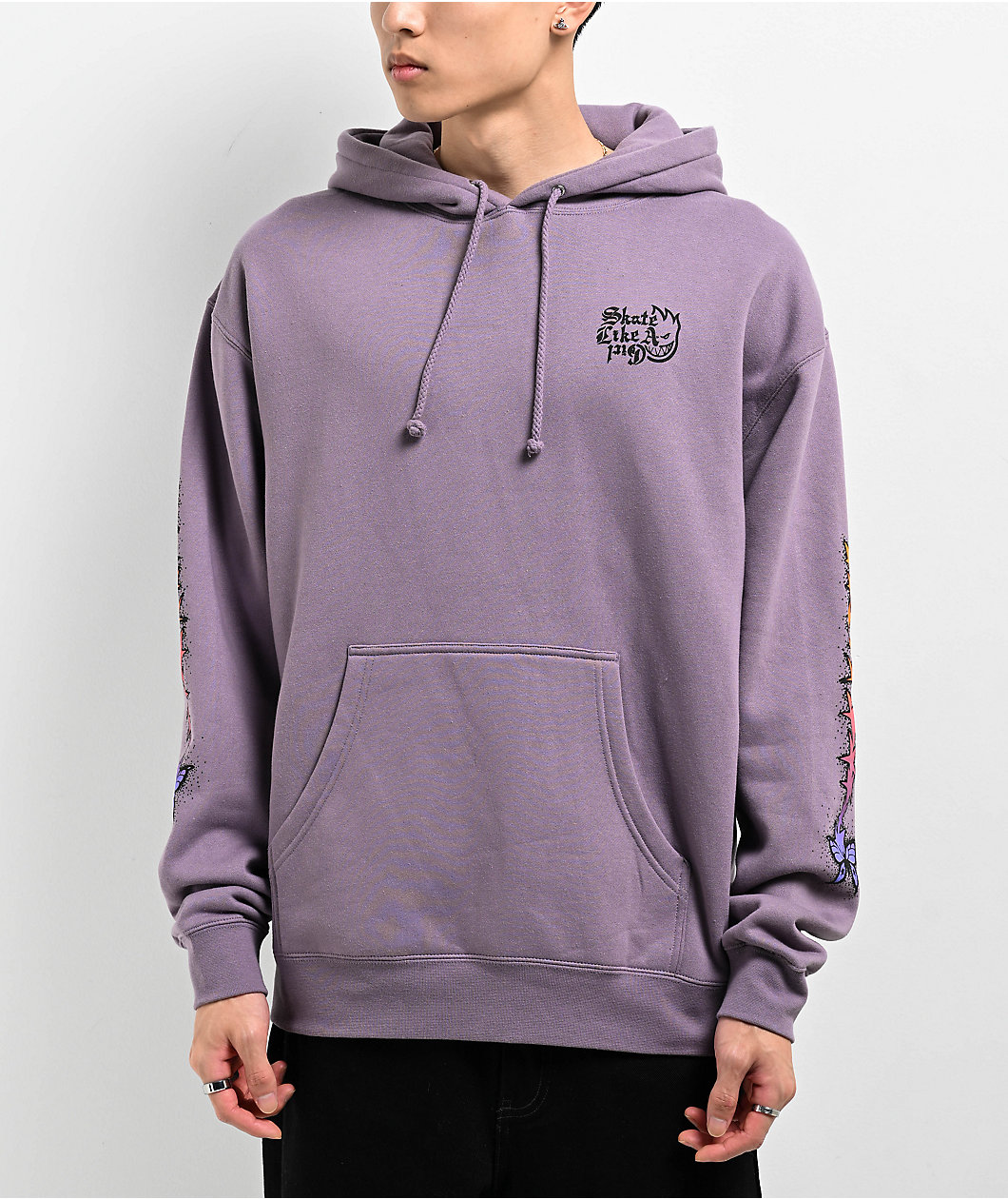 Spitfire x Skate Like A Girl Evolution Purple Hoodie