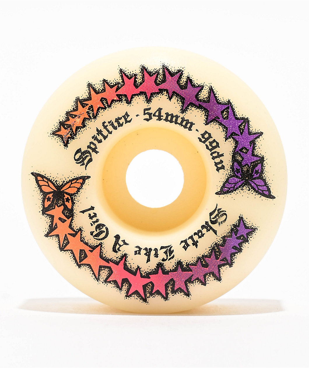 Spitfire x Skate Like A Girl Formula Four Radial 54mm 99a White Skateboard Wheels