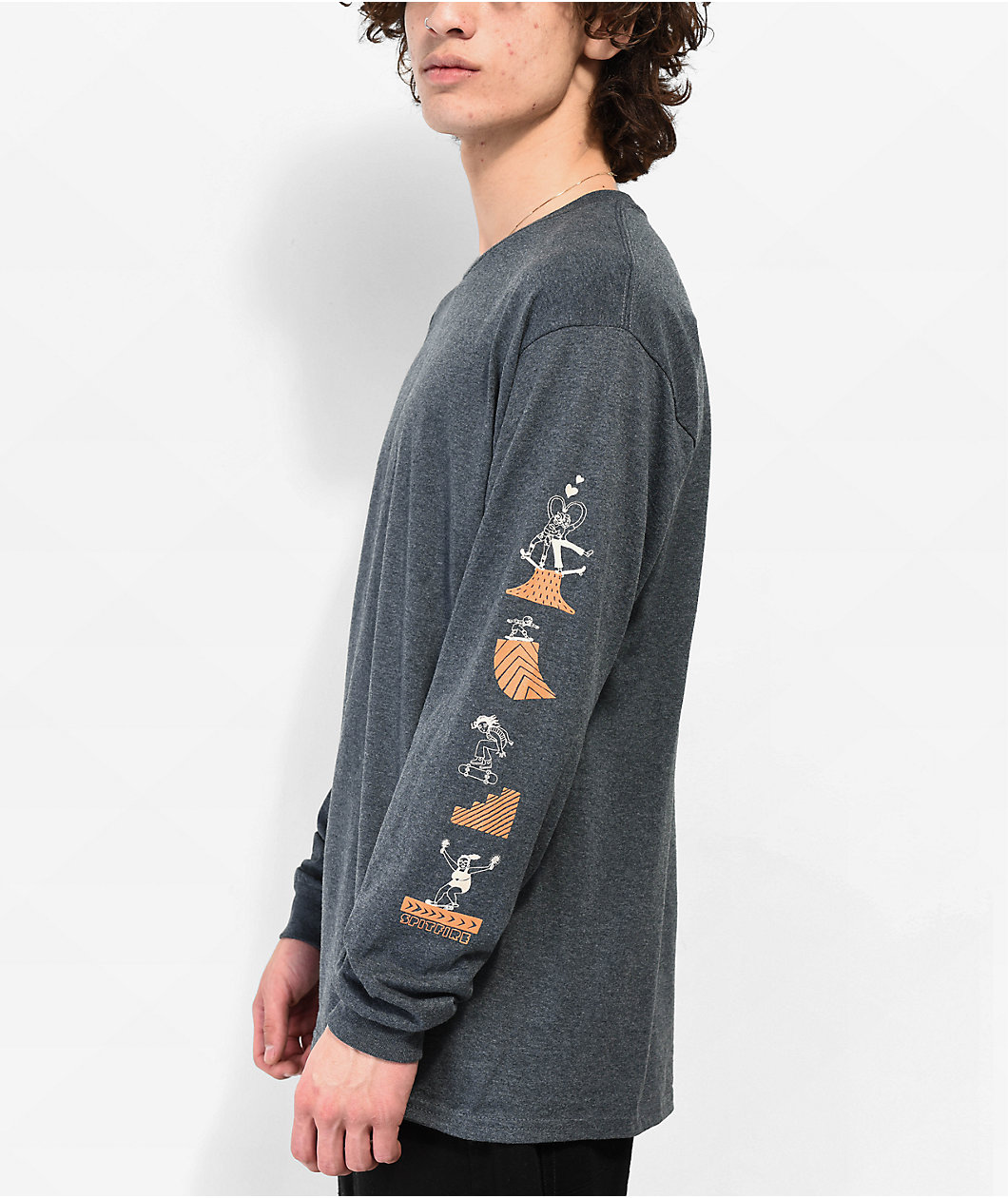 Spitfire x Skate Like A Girl Sessions Grey Long Sleeve T-Shirt