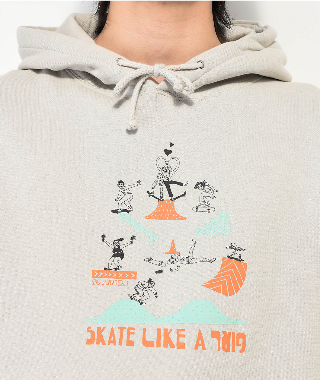 Spitfire x Skate Like A Girl Sessions Natural Hoodie