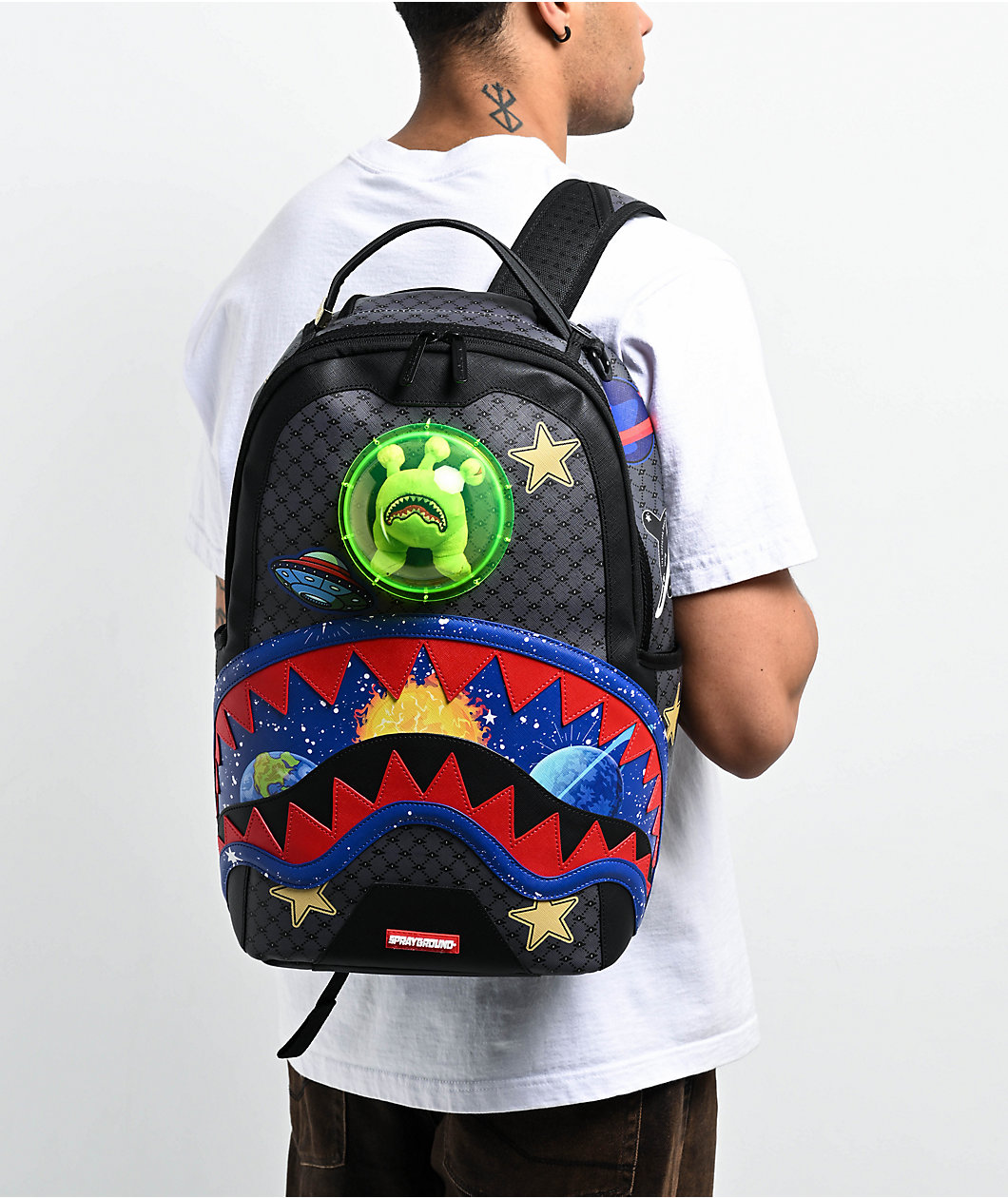 Gucci alien backpack best sale