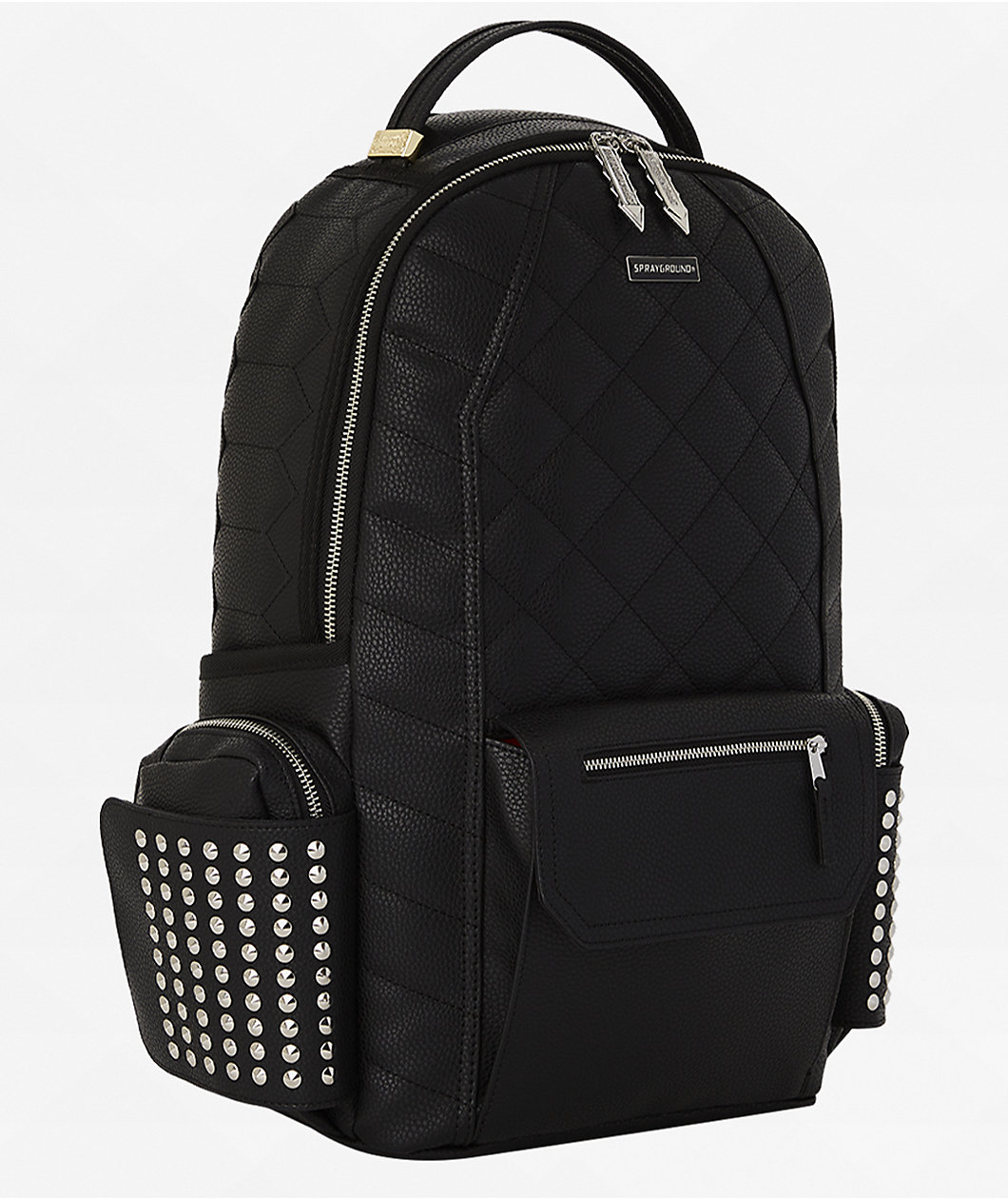 Sprayground Biker Quilt Black Backpack