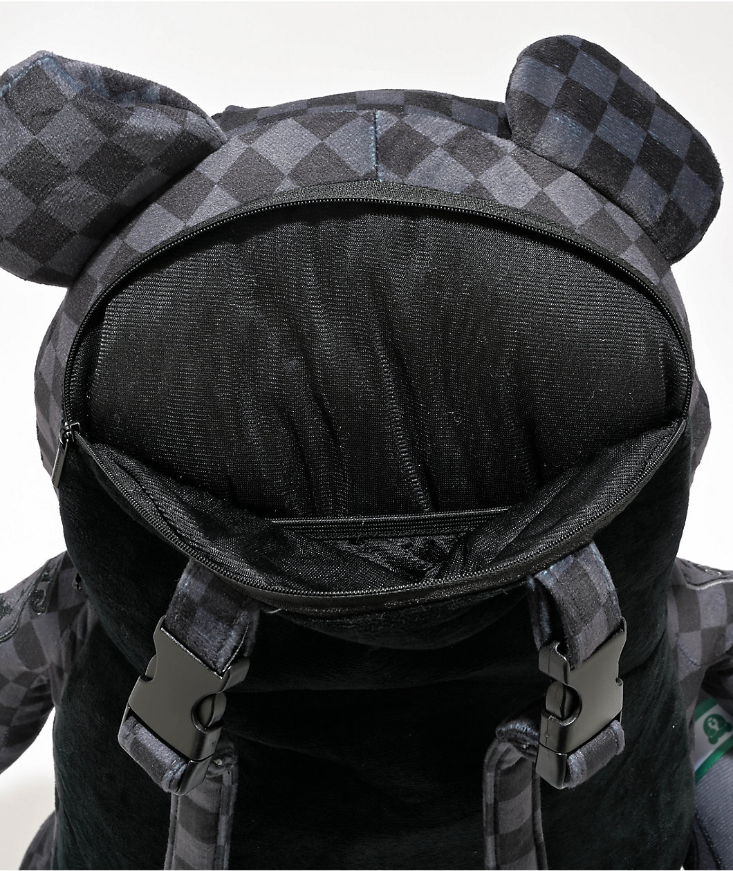 Sprayground Censored Black Bear Plush Backpack