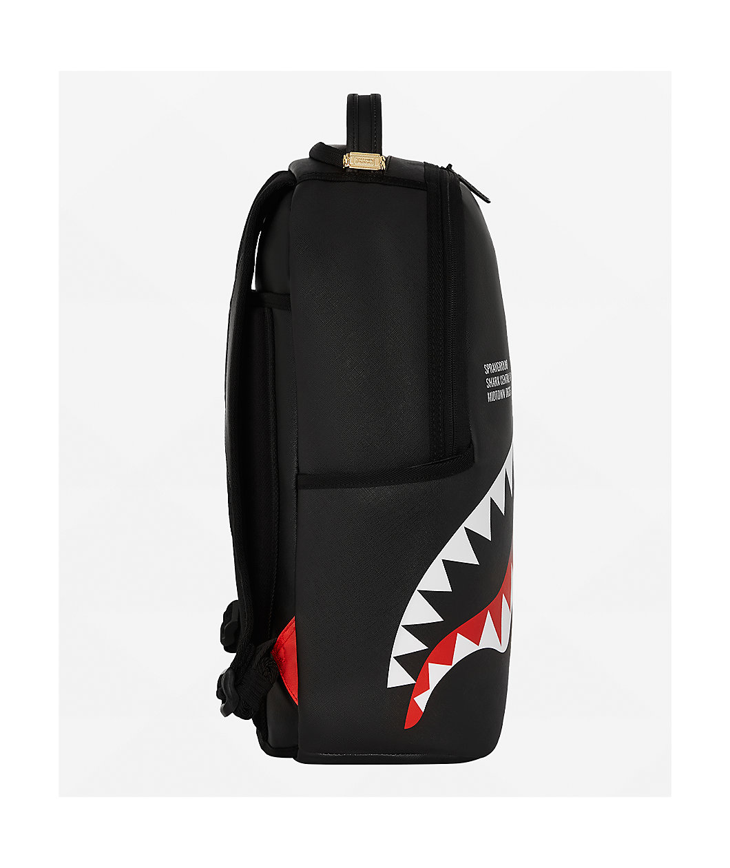 Sprayground Central Split Black Backpack