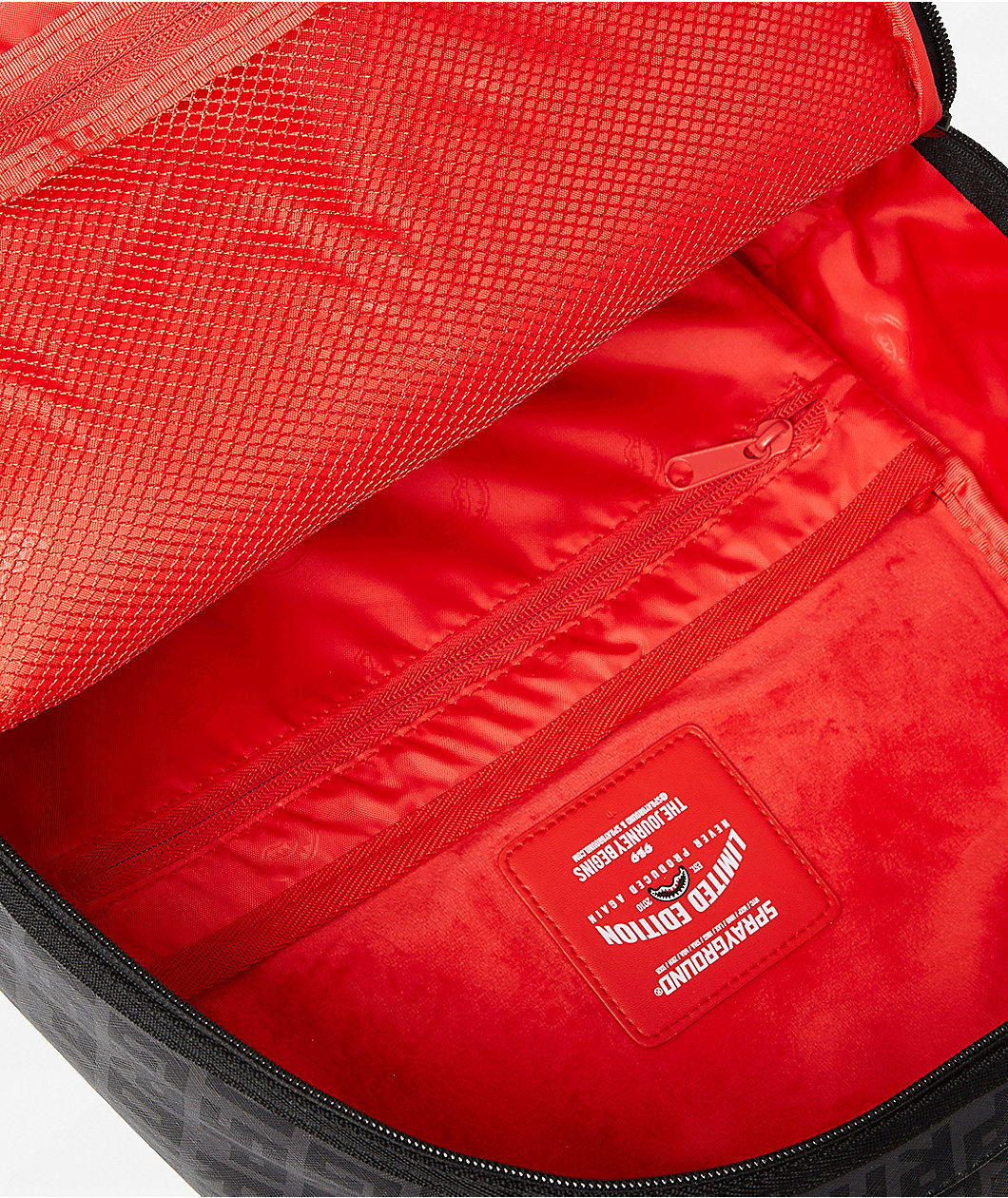 Sprayground Central Split Black Backpack