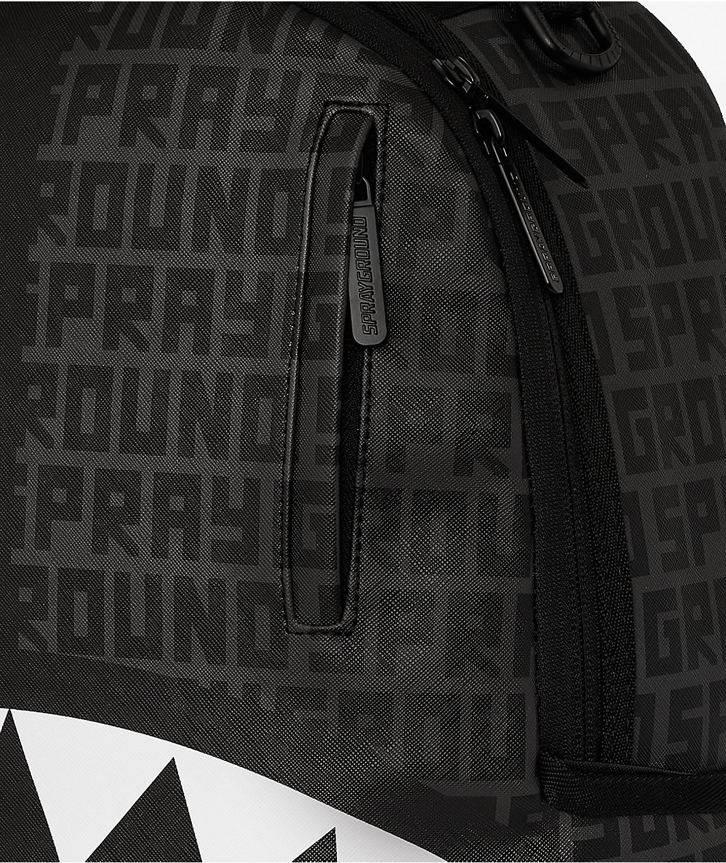 Sprayground Central Split Black Backpack
