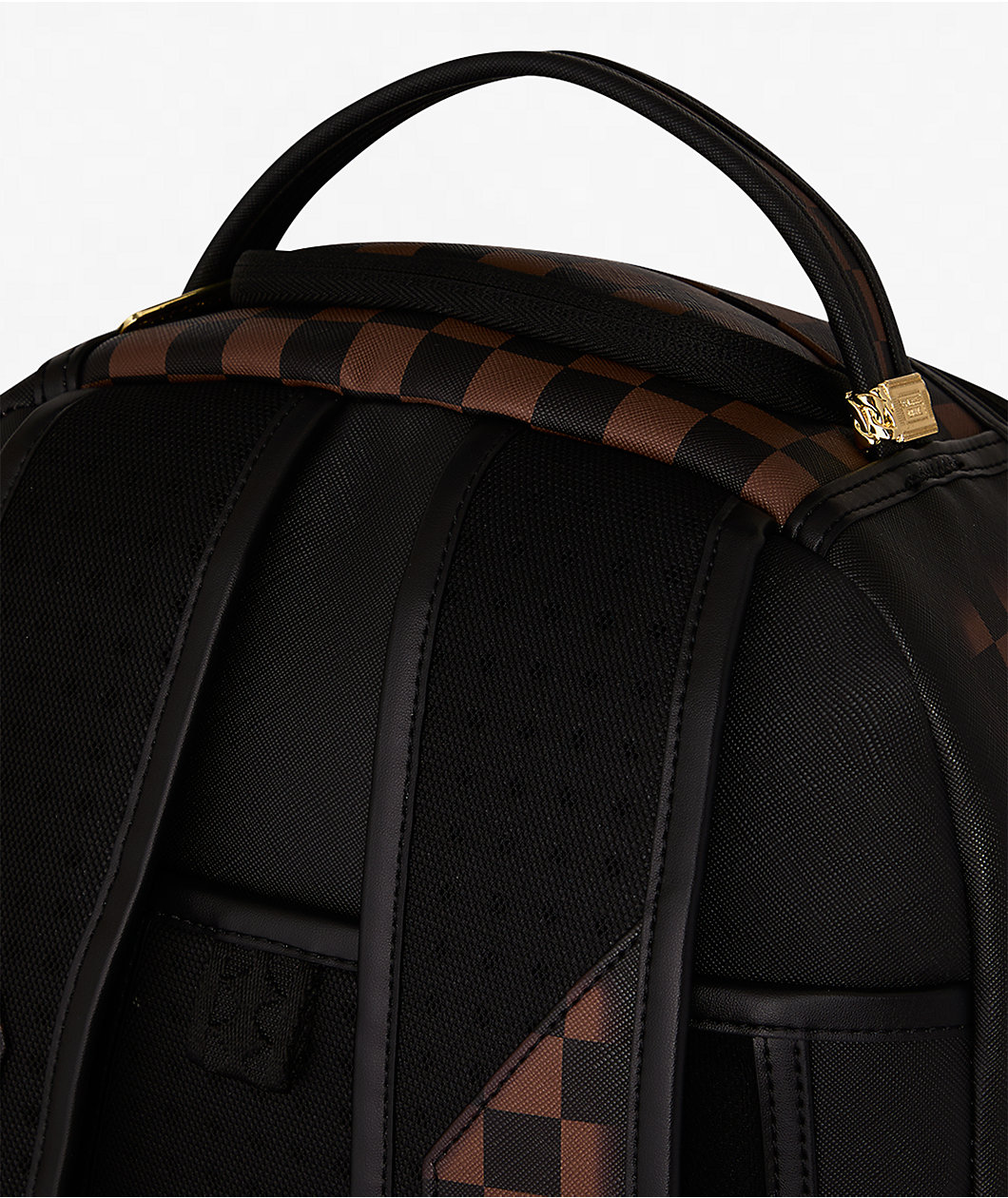 Sprayground Checker Fade Brown Backpack