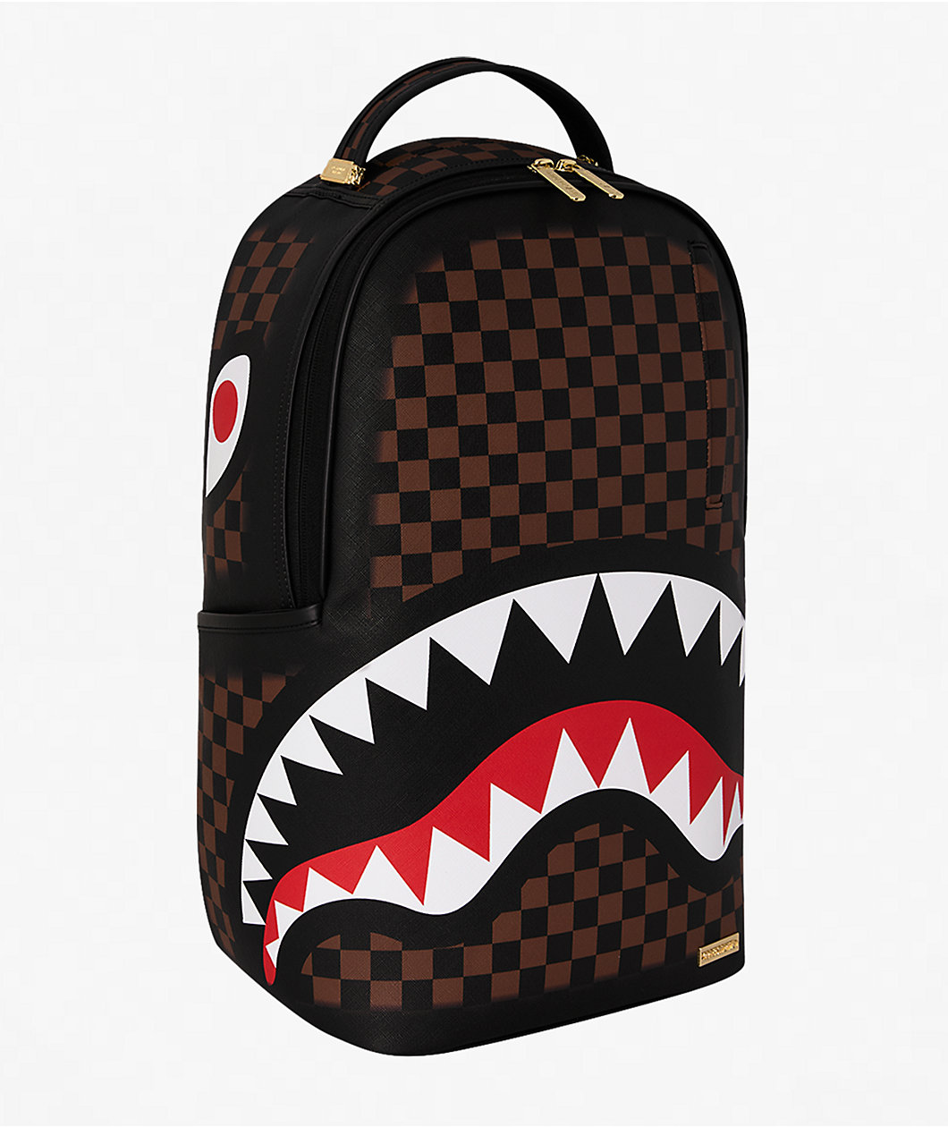 Sprayground Checker Fade Brown Backpack