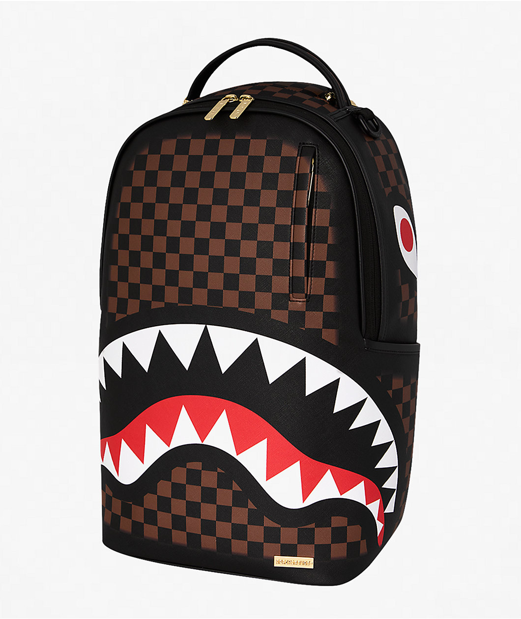 Sprayground Checker Fade Brown Backpack