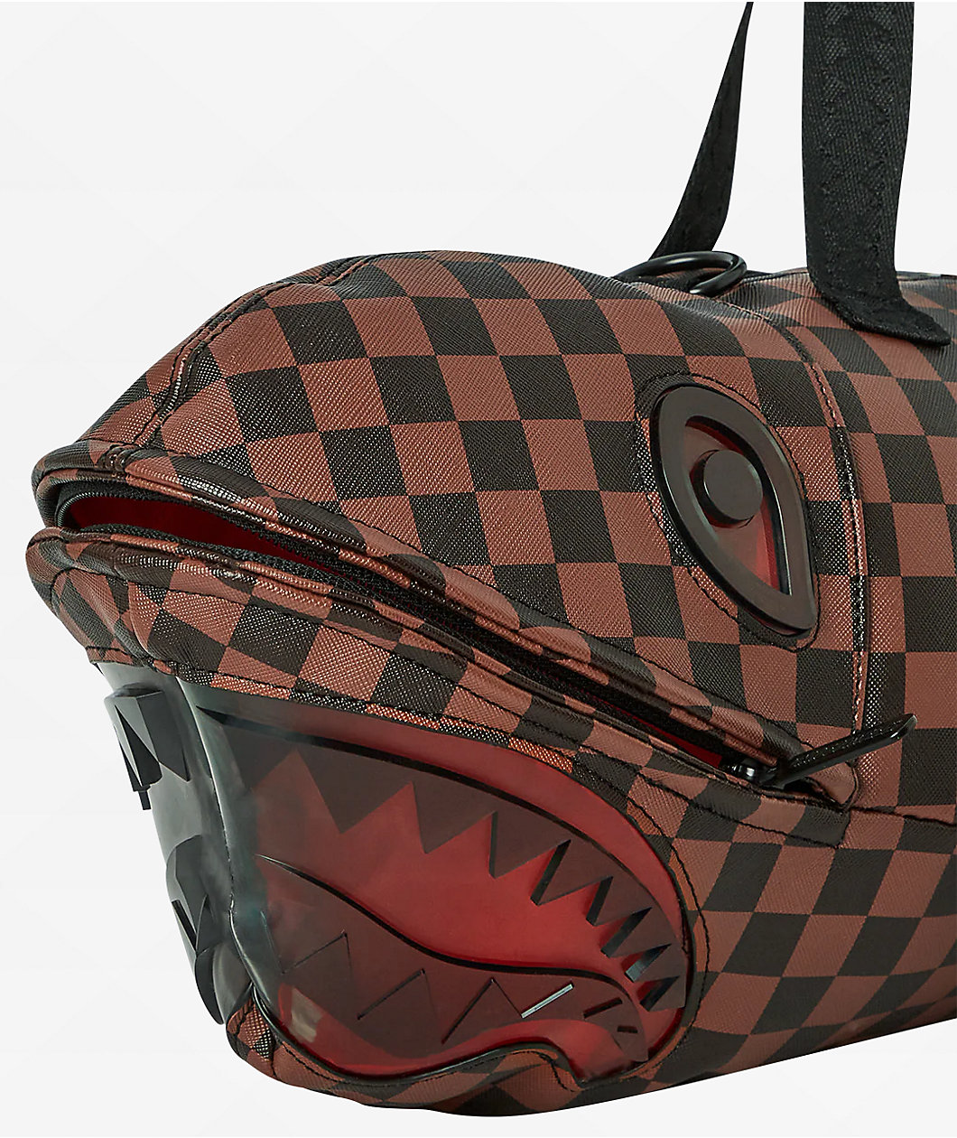 Sprayground Checker Shark Duffle Bag