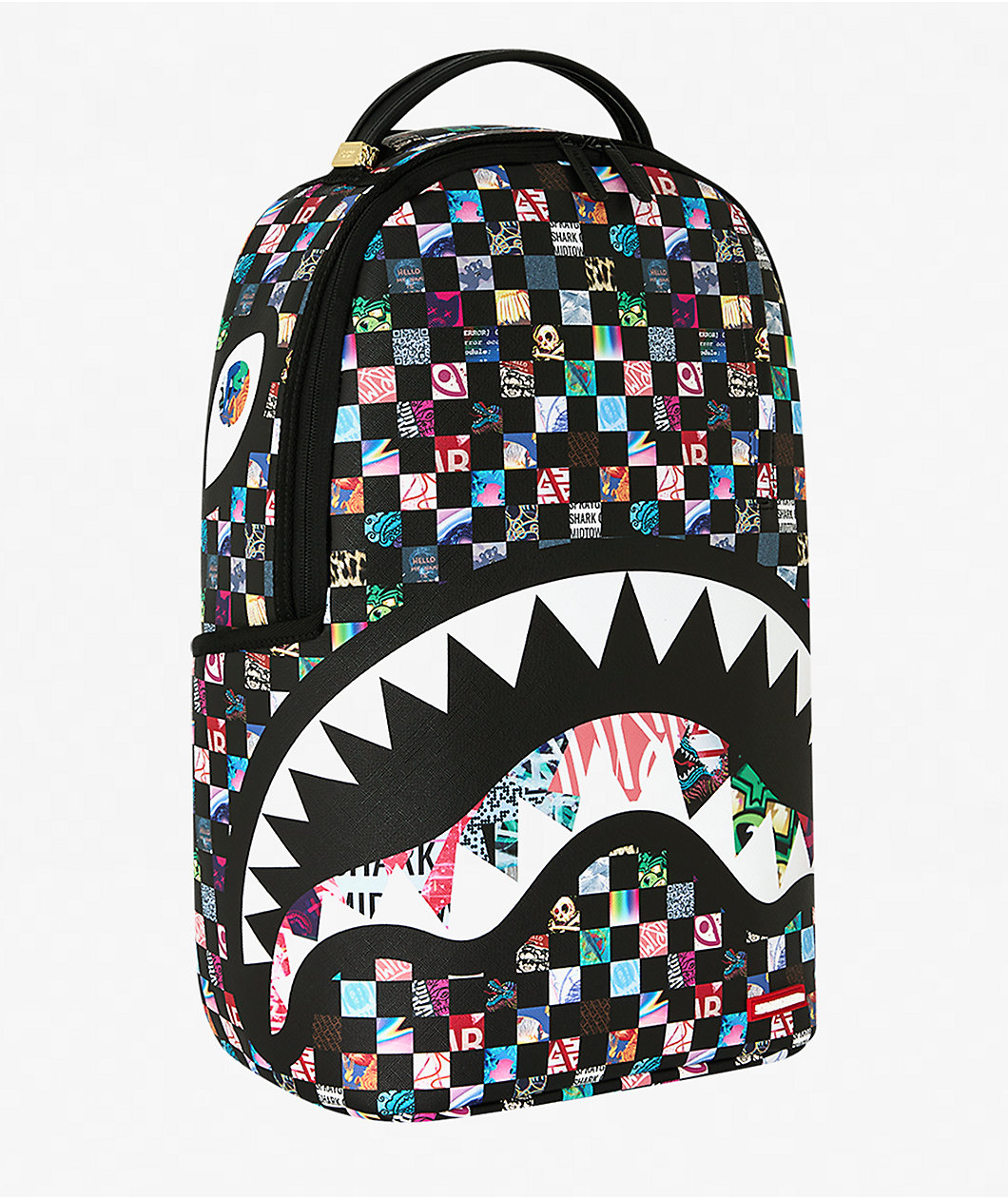 Sprayground Crazy Checkered Black Backpack