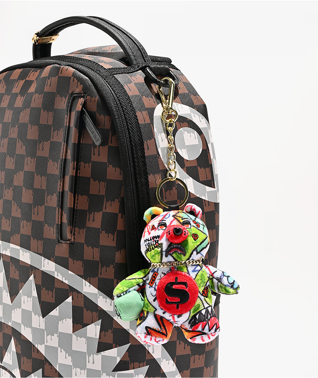 Sprayground Doodle Bear Bag Charm