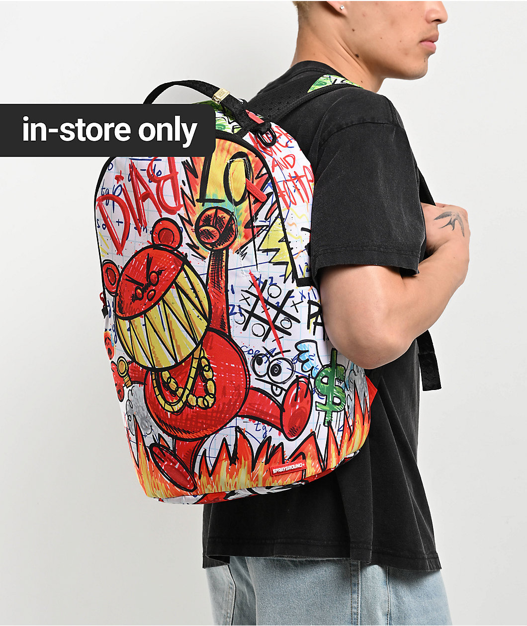 Sprayground Doodle Diablo Backpack