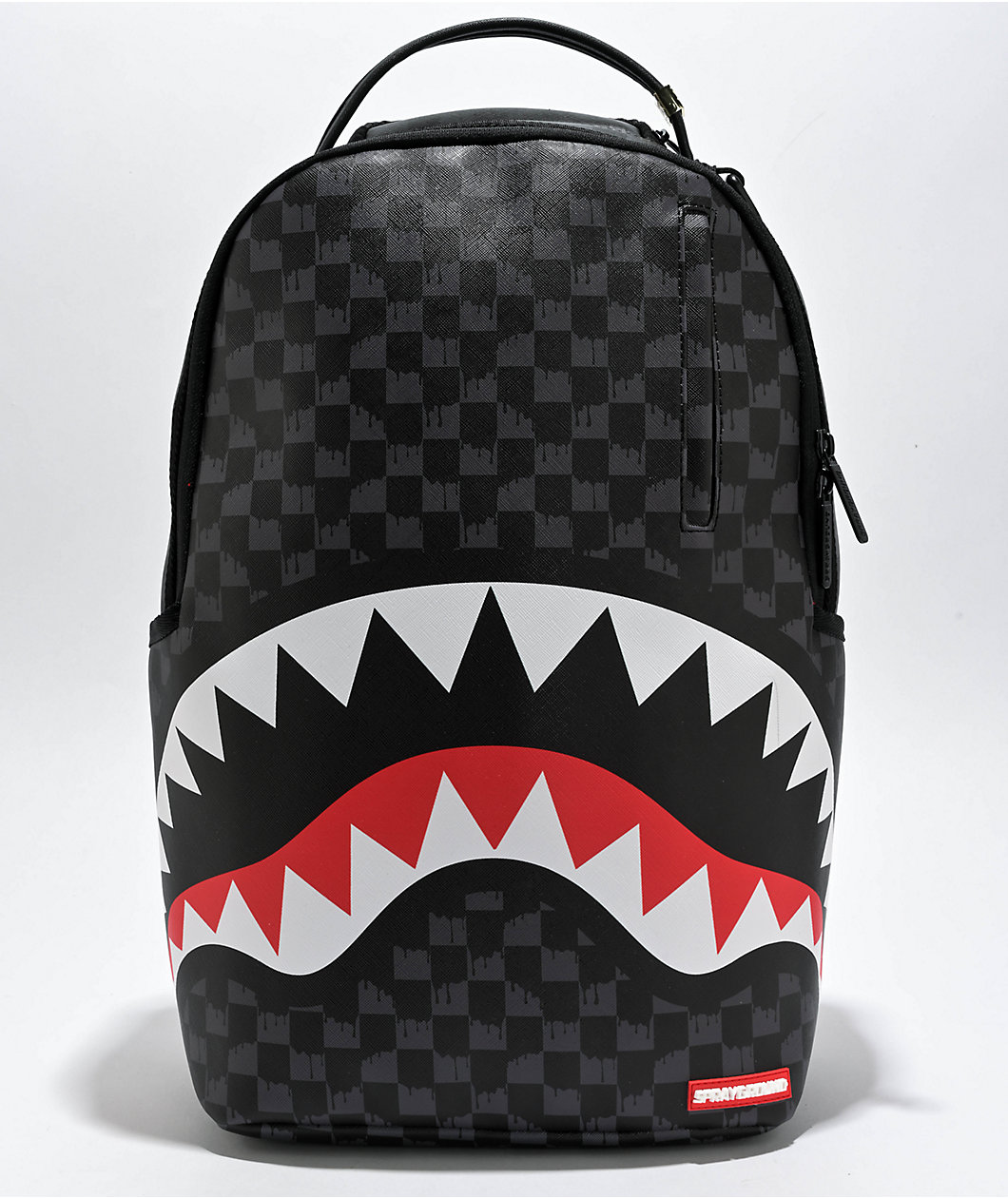 Sprayground Drip Checkerboard Shark Backpack