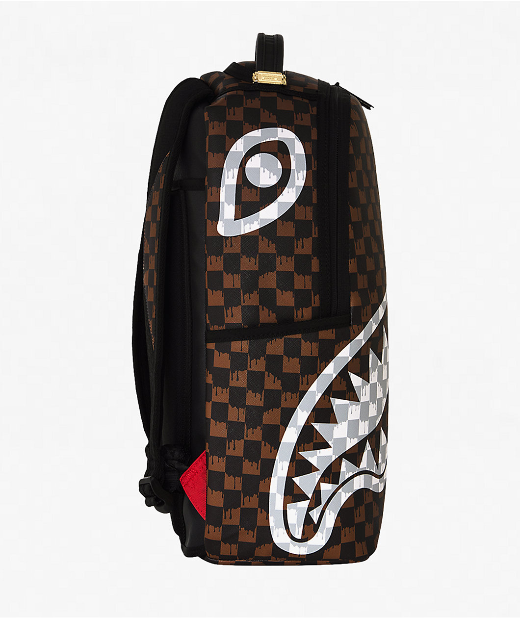 Sprayground Drip Shark Brown Backpack