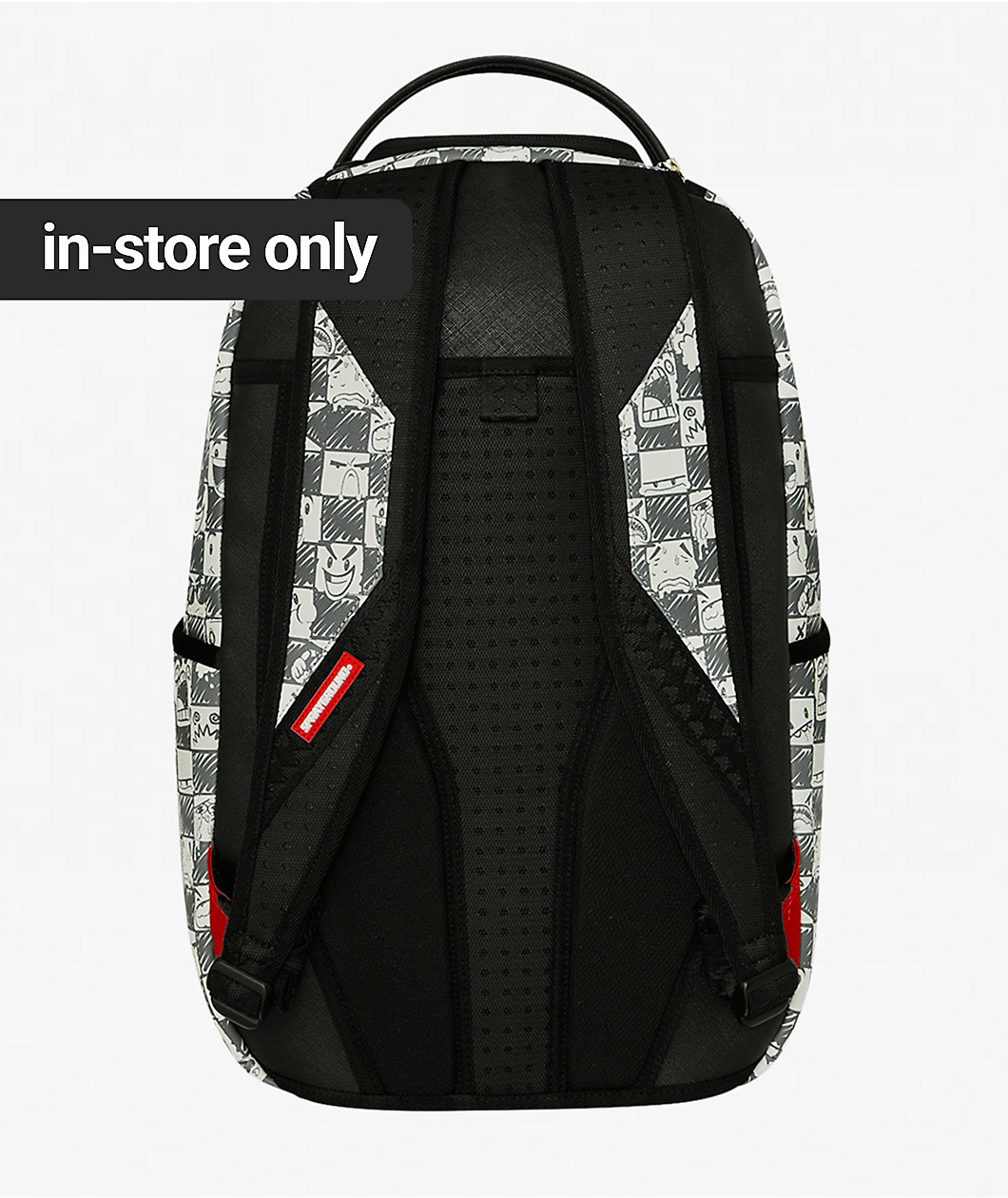 Sprayground Emote Checkered Green Backpack