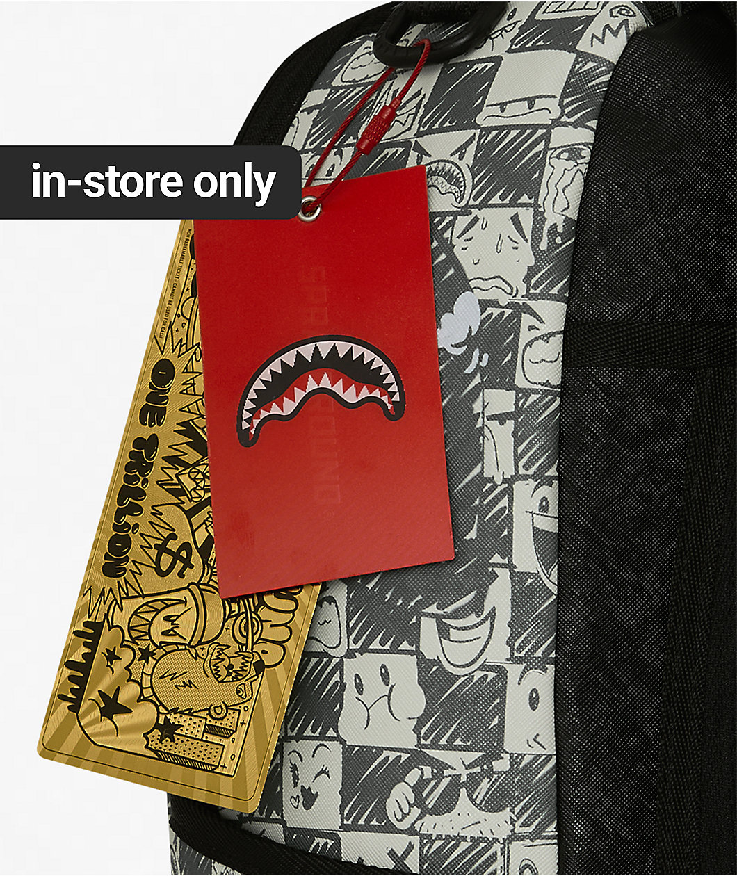 Sprayground Emote Checkered Green Backpack