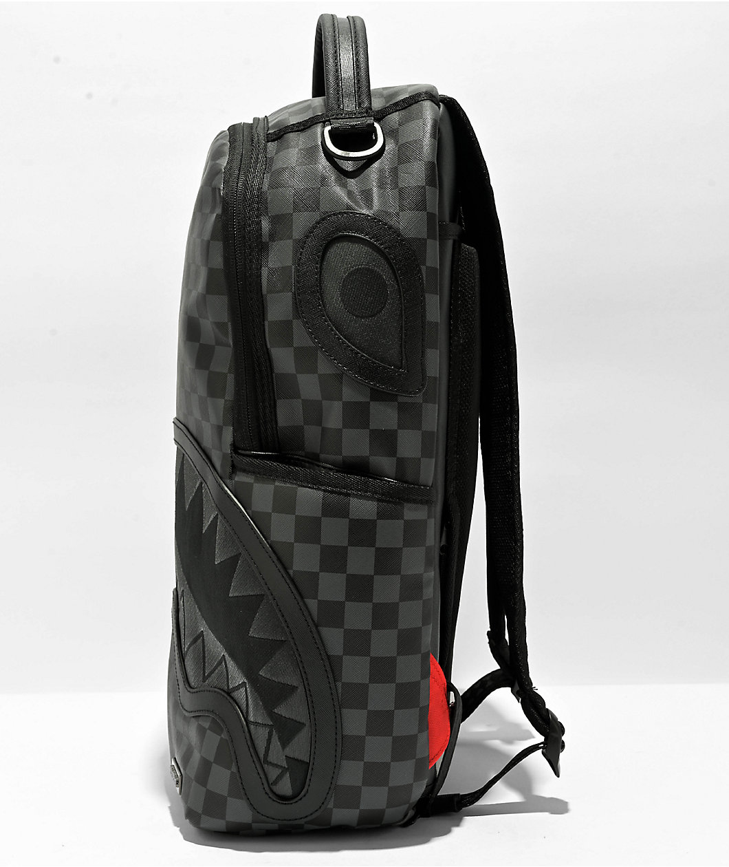 Sprayground Fiber Optic Shark Black Checkered Backpack