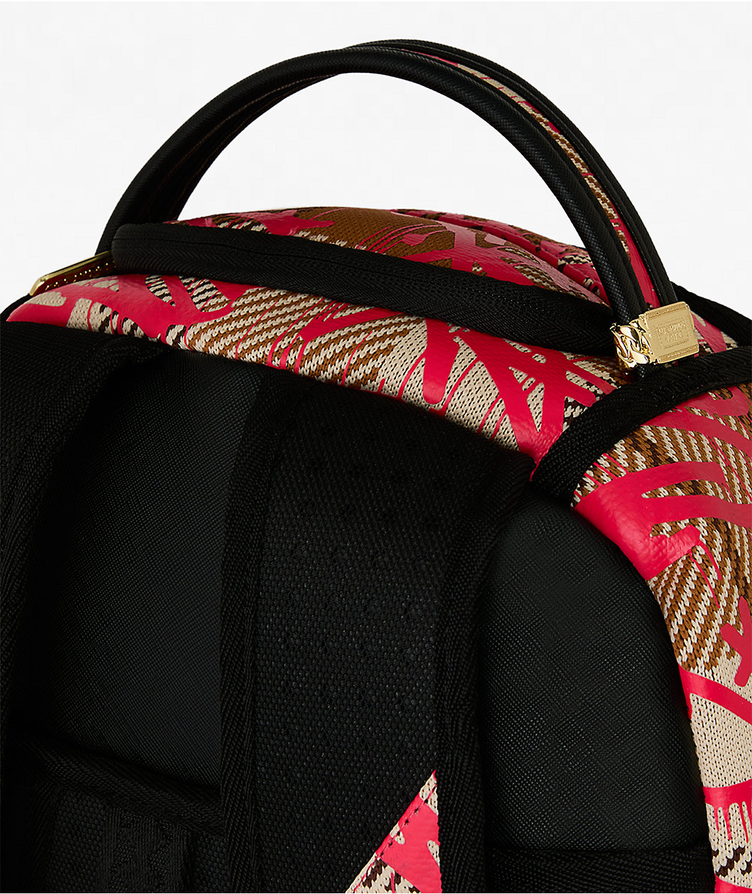Sprayground Graffed Up Plaid Backpack