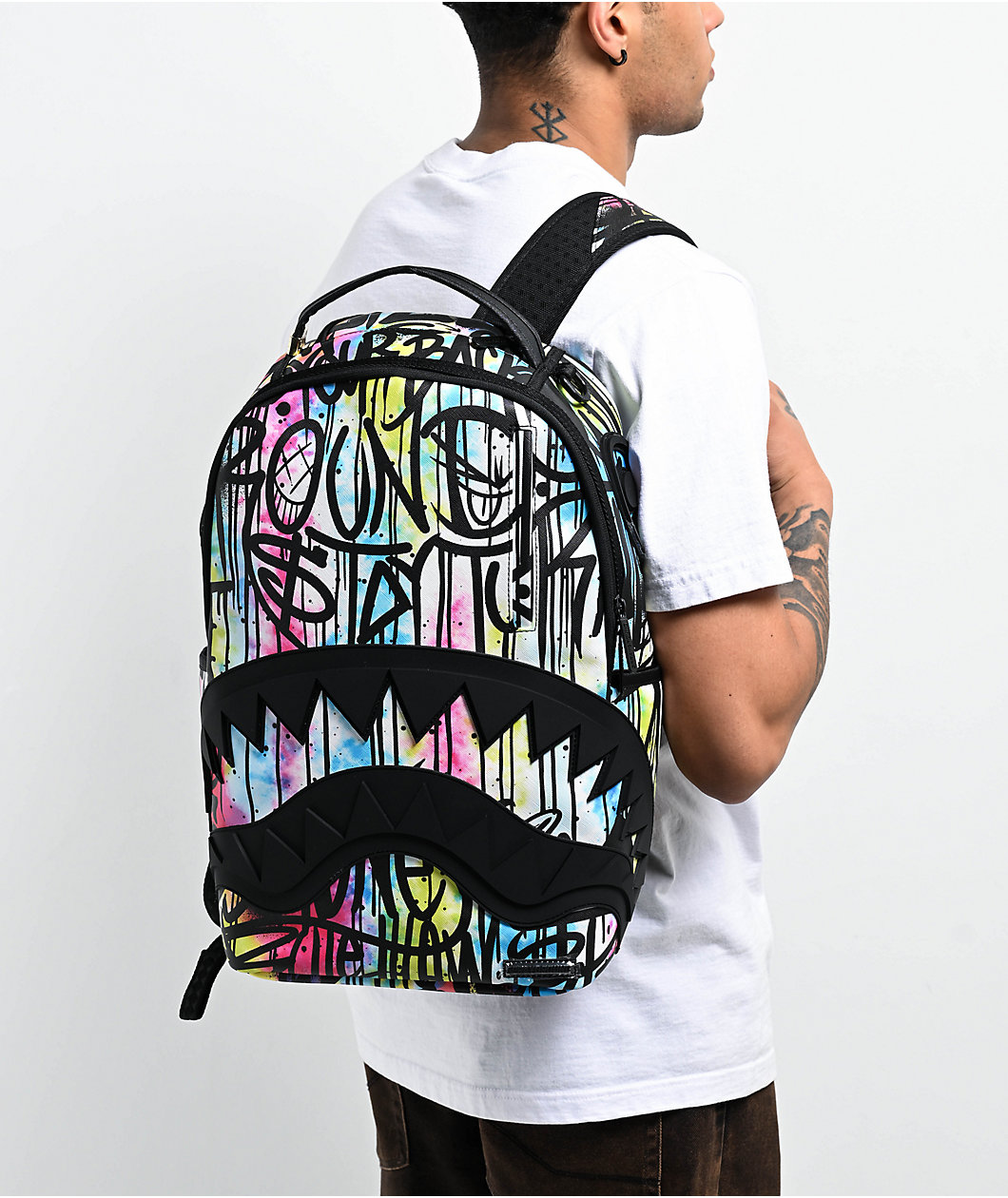 Sprayground Graffiti Shark Multi Backpack