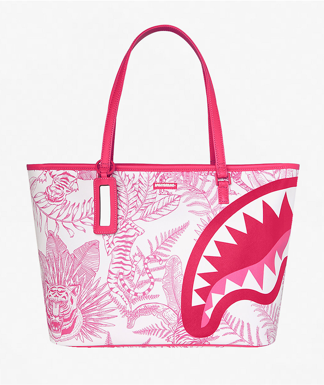 Sprayground Jungle Print Pink Tote Bag